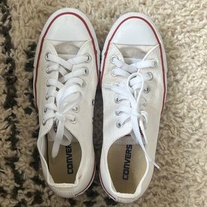White low top converse